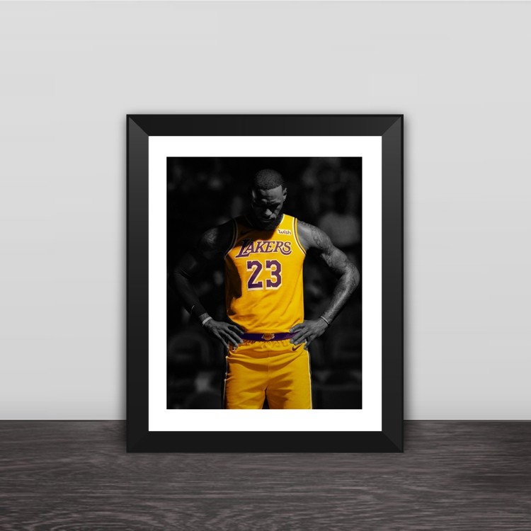 2000 Los Angeles Lakers champion line up photo frame