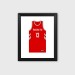 Houston Rocket Red Jersey Solid Wood Decorative Photo Frame Photo Wall Table Hanging Frame Harden Anthony Paul