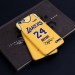 Los Angeles Lakers Jersey Retro Yellow James Kobe Scrub Mobile phone case