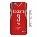 Chris Paul Houston Rockets jersey scrub phone case