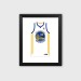 Golden State Warrior host guest shirt solid wood decorative photo frame photo wall table hanging frame