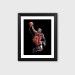Chicago Bull Jordan Pippen Art Illustration Solid Wood Decorative Photo Frame Photo Wall