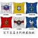 World Cup champion pillow sofa cotton and linen car pillow cushion bar France Italy Brazil Germany Spain